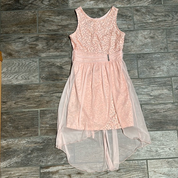 Girls Pink Dress, Size 14 - Picture 1 of 3